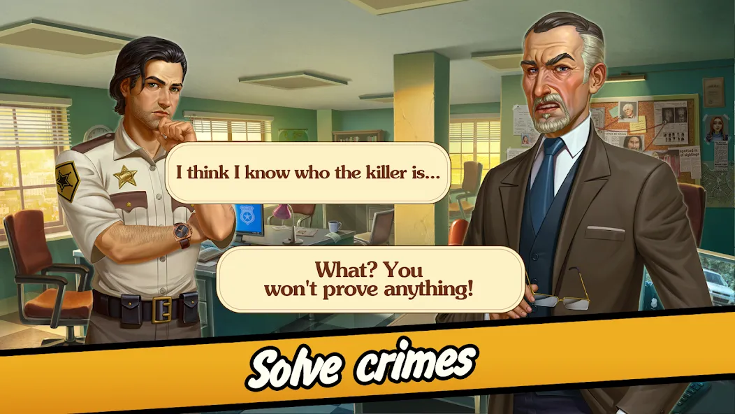 Solitaire Crime Stories [МОД Бесконечные деньги] Screenshot 4