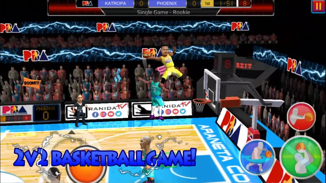 Basketball Slam! (Баскетбол Слэм) [МОД Много монет] Screenshot 1