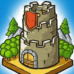 Взломанная Grow Castle - Tower Defense (Гроу Касл)  [МОД Бесконечные деньги]