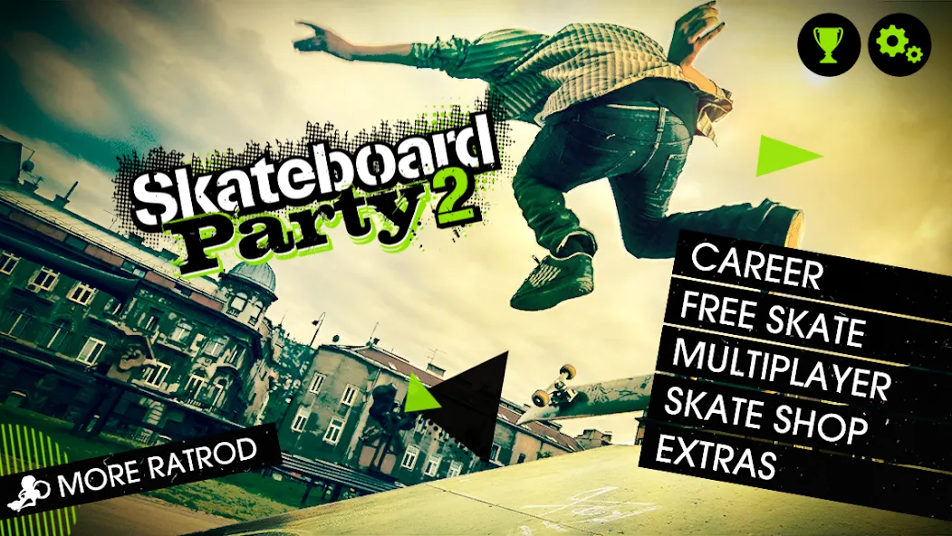 Skateboard Party 2 (Скейтборд вечеринка 2) [МОД Все открыто] Screenshot 2