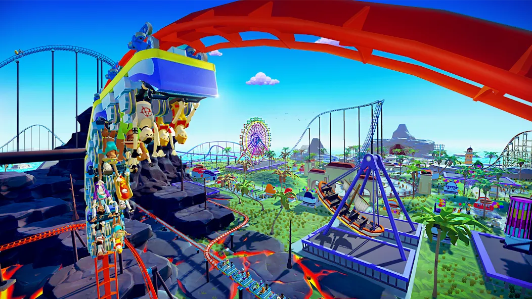 Real Coaster: Idle Game (Реал Коастер) [МОД Бесконечные деньги] Screenshot 1