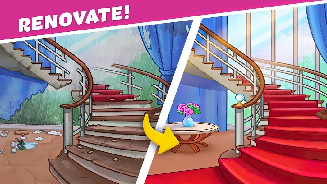 Alice's Hotel - Match Story [МОД Меню] Screenshot 4