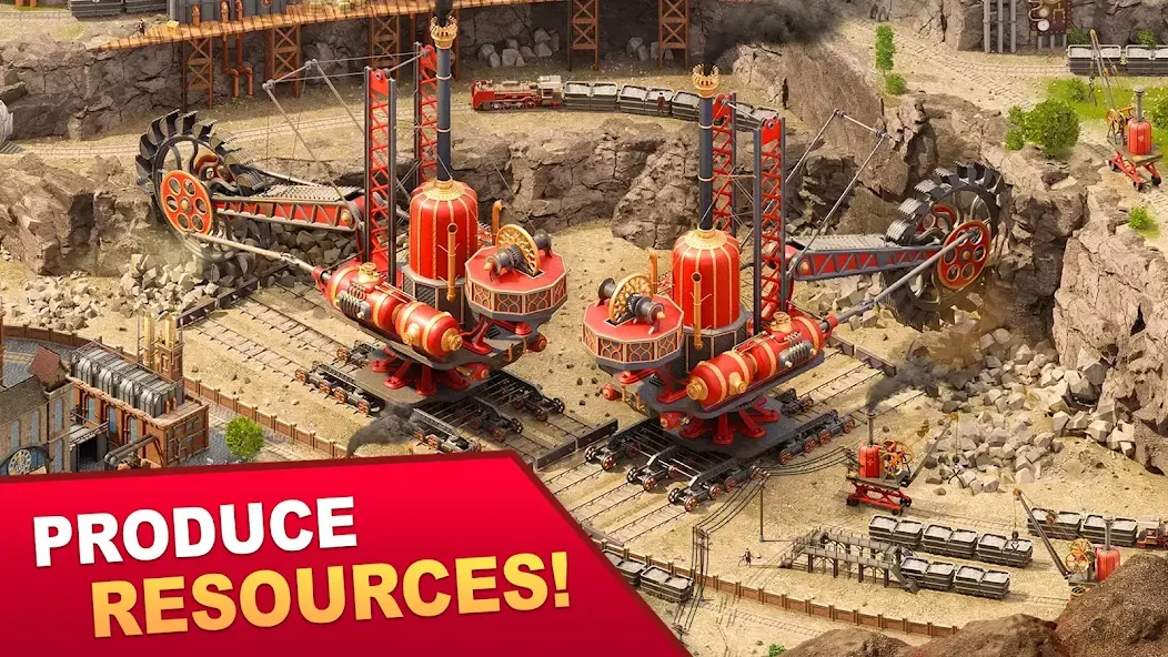 Steam City: Town building game (Стим Сити) [МОД Бесконечные деньги] Screenshot 2