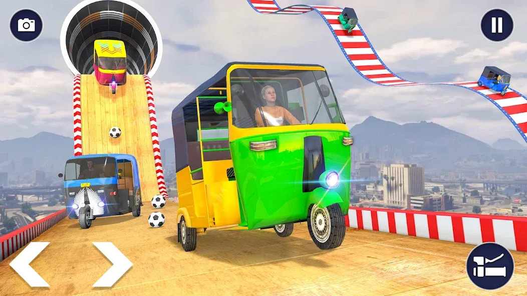 Tuk Tuk Auto Rickshaw Games 3D (Тук Тук Автомобильные рикши игры 3D) [МОД Много денег] Screenshot 2