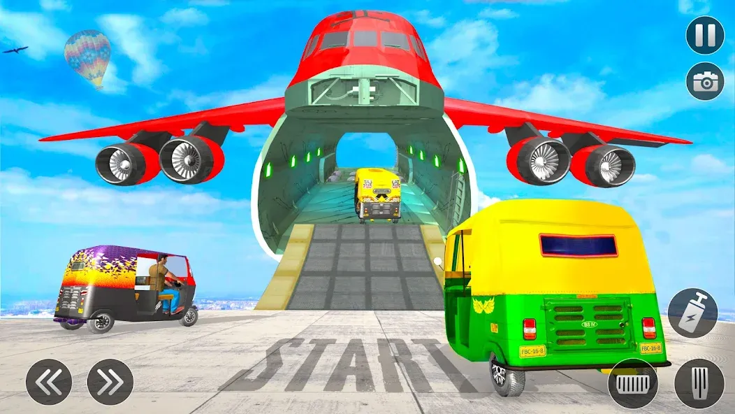 Tuk Tuk Auto Rickshaw Games 3D (Тук Тук Автомобильные рикши игры 3D) [МОД Много денег] Screenshot 3