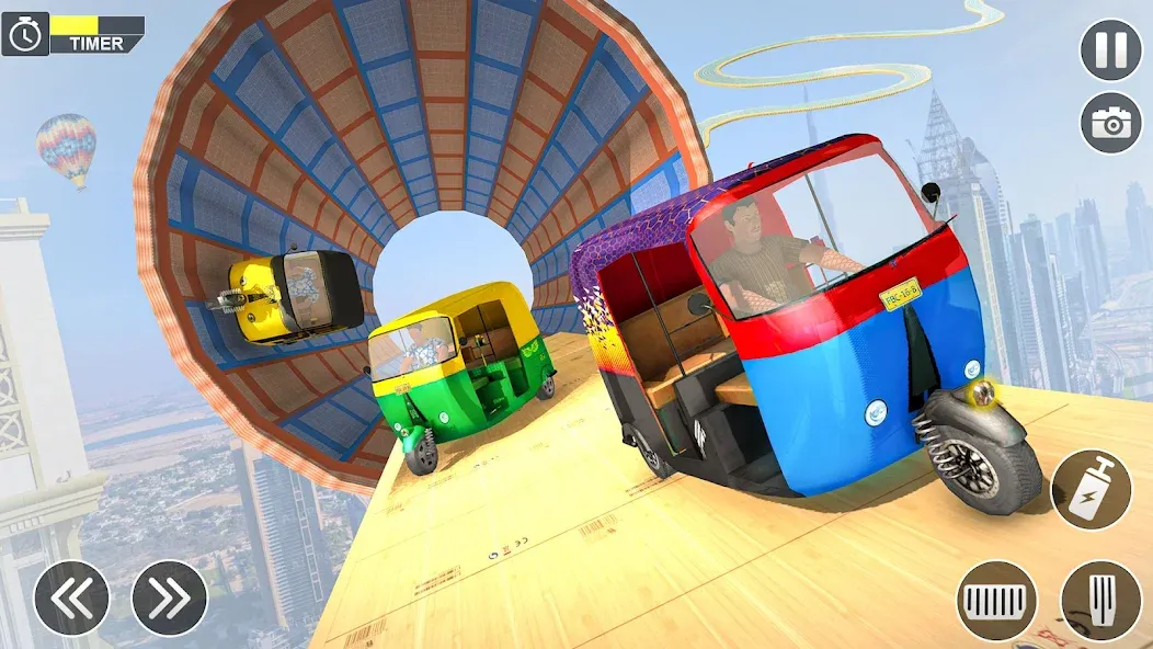 Tuk Tuk Auto Rickshaw Games 3D (Тук Тук Автомобильные рикши игры 3D) [МОД Много денег] Screenshot 4