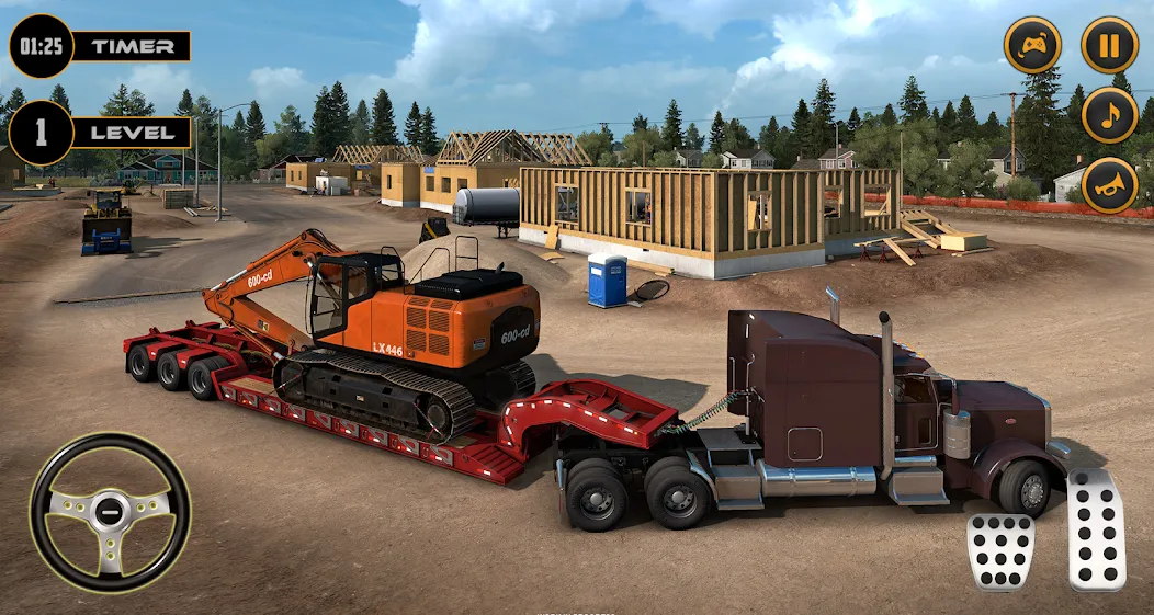 Real Excavator Simulator Games (Джей Си Би) [МОД Mega Pack] Screenshot 2