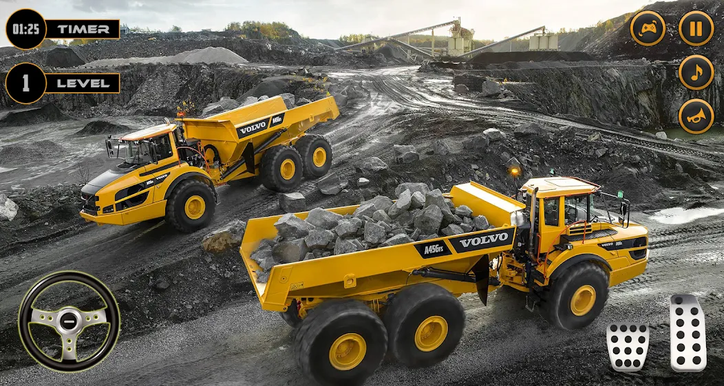 Real Excavator Simulator Games (Джей Си Би) [МОД Mega Pack] Screenshot 3