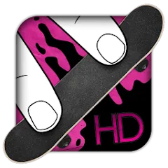 Скачать взломанную Fingerboard HD Skateboarding (Фингерборд ХД скейтбординг)  [МОД Меню]