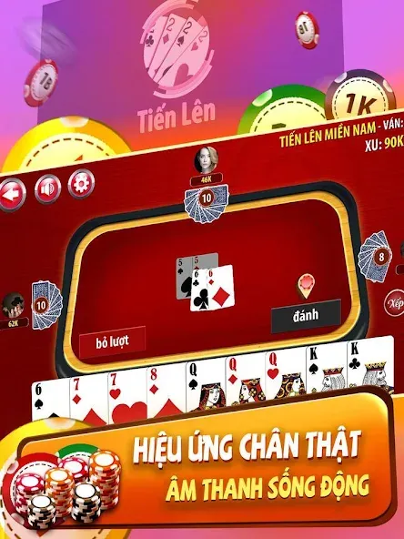 Tiến Lên Miền Nam - Tien Len [МОД Все открыто] Screenshot 4