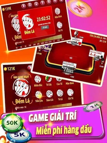Tiến Lên Đếm Lá - Tien Len [МОД Menu] Screenshot 2