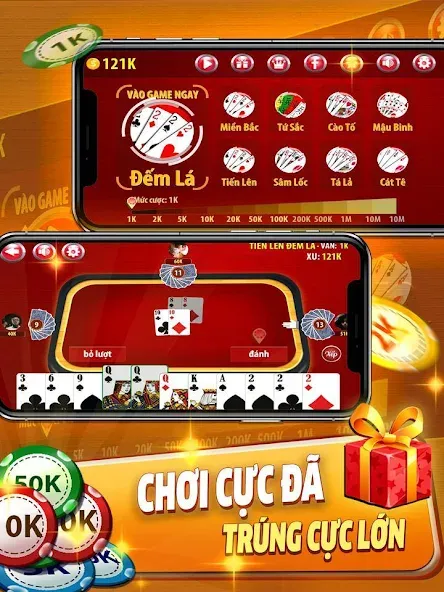 Tiến Lên Đếm Lá - Tien Len [МОД Menu] Screenshot 5