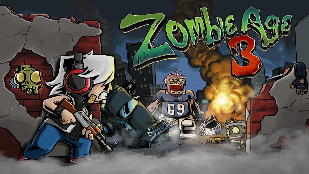 Zombie Age 3 Premium: Survival (Зомби Возраст 3 Премиум) [МОД Бесконечные монеты] Screenshot 1