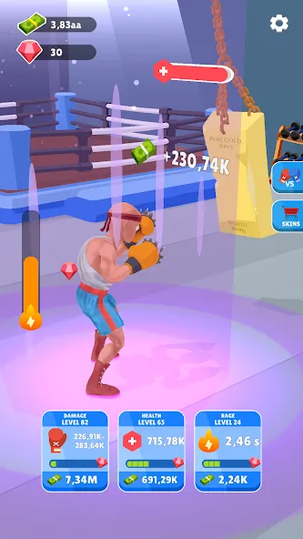 Tap Punch - 3D Boxing (Тап Панч) [МОД Menu] Screenshot 3