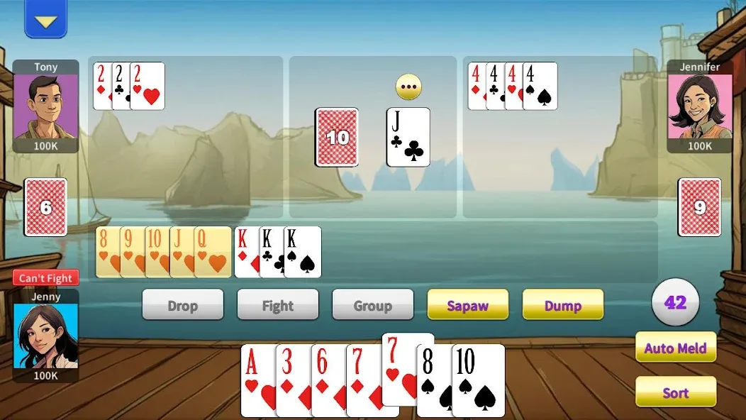 Tongits Offline - KK Tongits (Тонгитс Офлайн) [МОД Меню] Screenshot 4