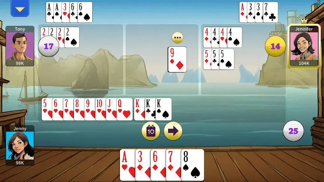 Tongits Offline - KK Tongits (Тонгитс Офлайн) [МОД Меню] Screenshot 5