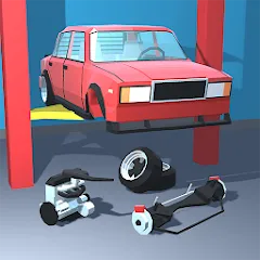 Взлом Retro Garage - Car Mechanic  [МОД Menu]