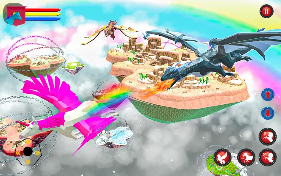 Flying Unicorn Pegasus Games [МОД Unlimited Money] Screenshot 1