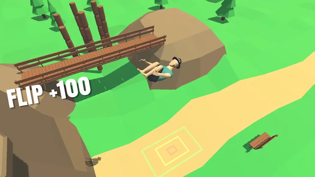 Flip Trickster - Parkour Simul (Флип Трикстер) [МОД Бесконечные деньги] Screenshot 1