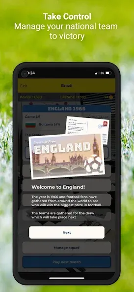 International Football Manager (Интернациональный футбольный менеджер) [МОД Unlocked] Screenshot 4