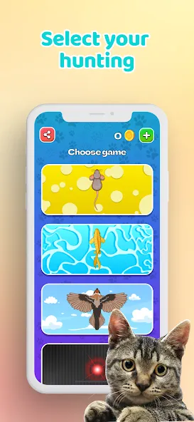 Games for Cat－Toy Mouse & Fish [МОД Меню] Screenshot 2