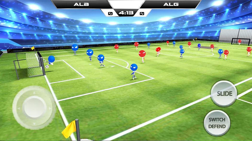 Stickman Soccer Football Game [МОД Unlocked] Screenshot 2