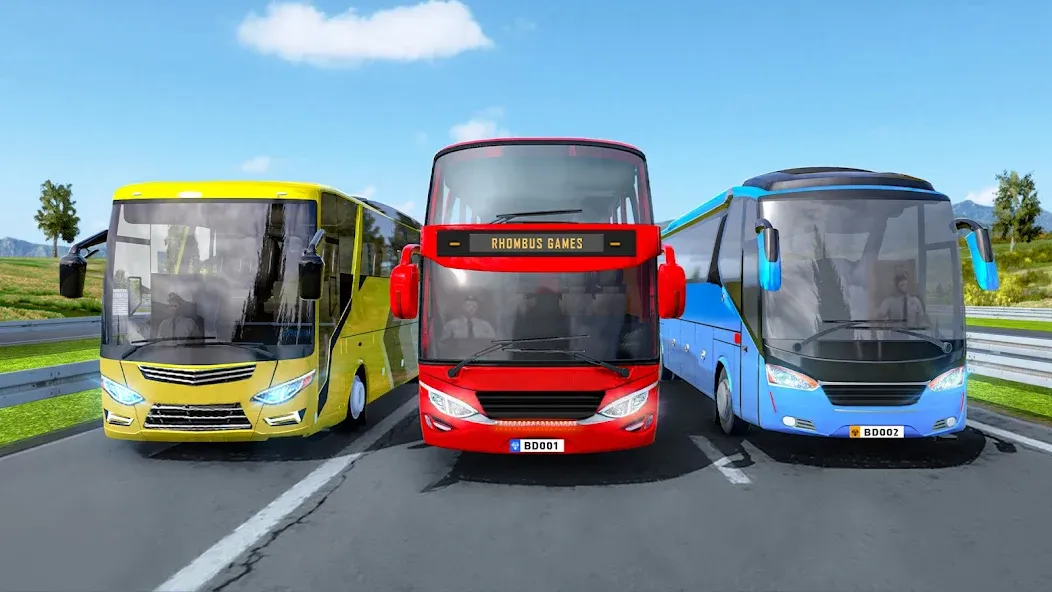 Highway Bus Simulator Bus Game [МОД Menu] Screenshot 1
