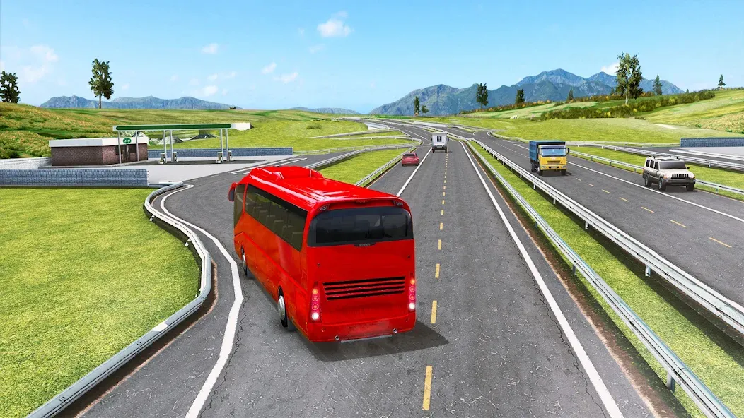Highway Bus Simulator Bus Game [МОД Menu] Screenshot 4