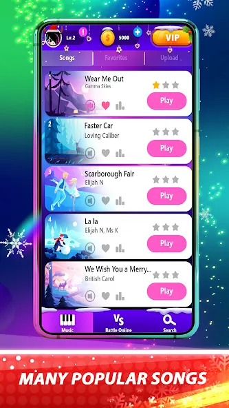 Magic Pink Tiles: Piano Game (Магические розовые плитки) [МОД Много денег] Screenshot 3