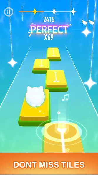 Dancing Cats - Cute Music Game (Дансинг Кэтс) [МОД Меню] Screenshot 2