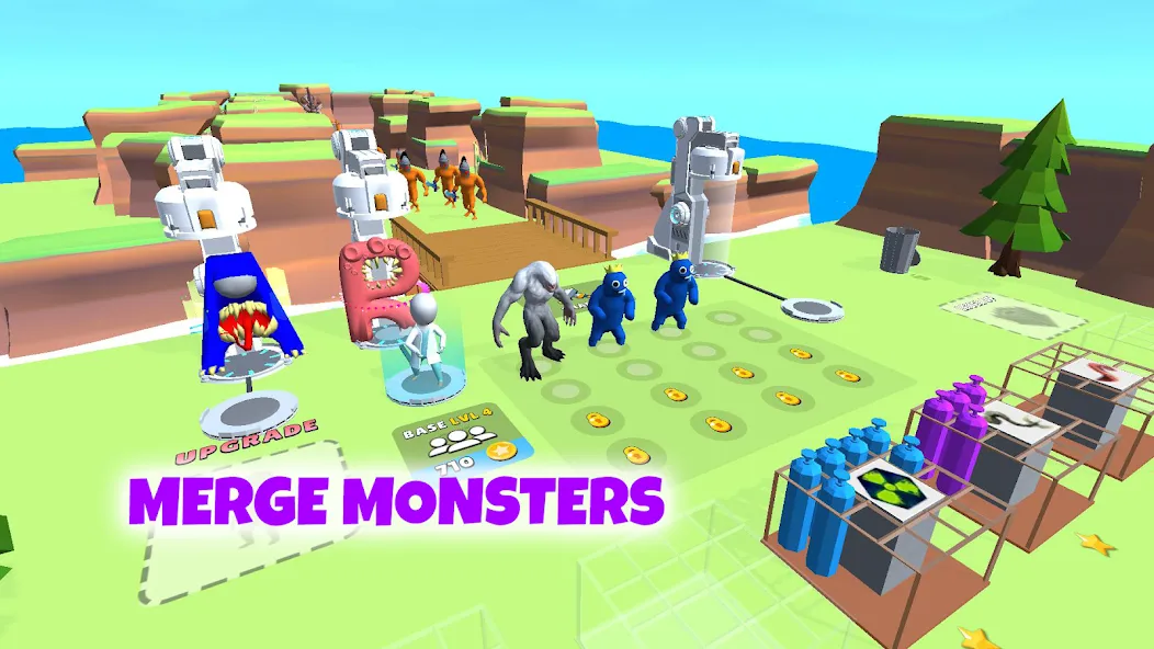 Grimace monster playground (Батл Плейграунд Монстерс) [МОД Menu] Screenshot 2