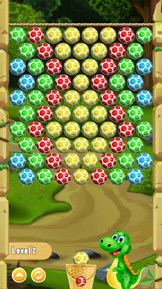 Shoot Dinosaur Eggs [МОД Бесконечные монеты] Screenshot 2