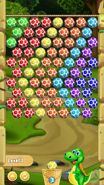 Shoot Dinosaur Eggs [МОД Бесконечные монеты] Screenshot 3