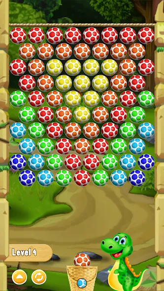 Shoot Dinosaur Eggs [МОД Бесконечные монеты] Screenshot 4