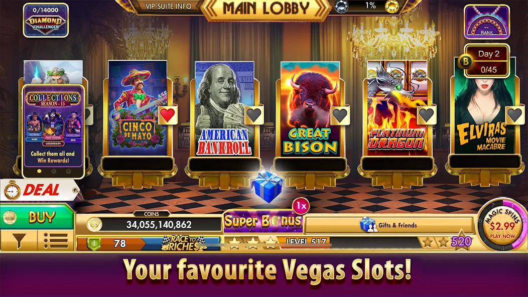 Black Diamond Casino Slots (СЛОТЫ) [МОД Меню] Screenshot 5