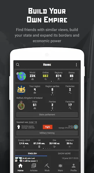 Rival Regions: world strategy (Ривал Регионс) [МОД Unlocked] Screenshot 2