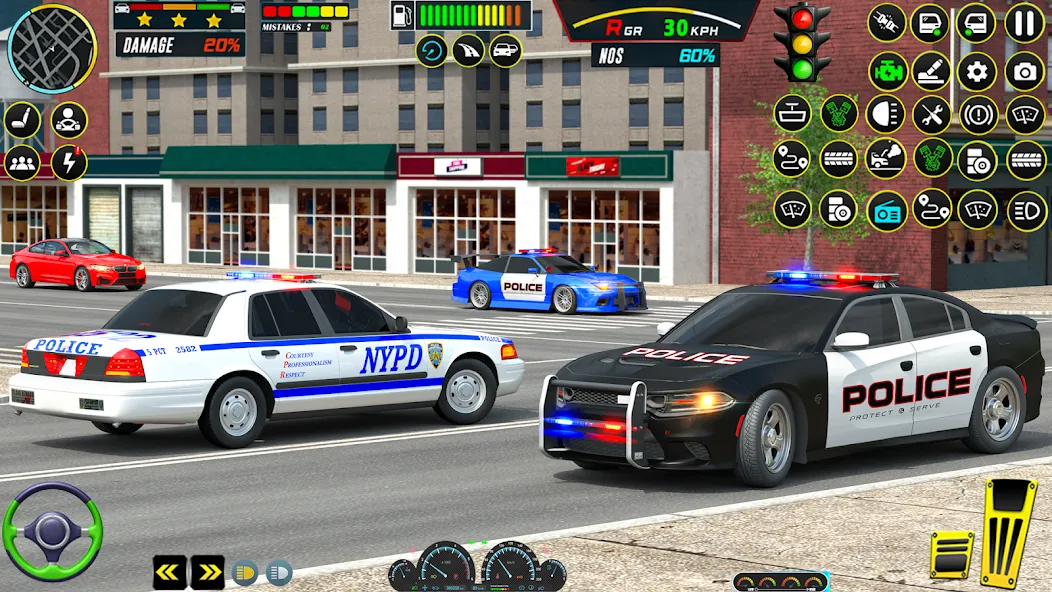 US Police Car Parking - King [МОД Unlimited Money] Screenshot 3