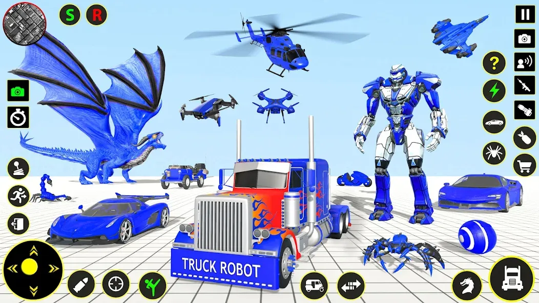 Truck Game - Car Robot Games [МОД Unlimited Money] Screenshot 1