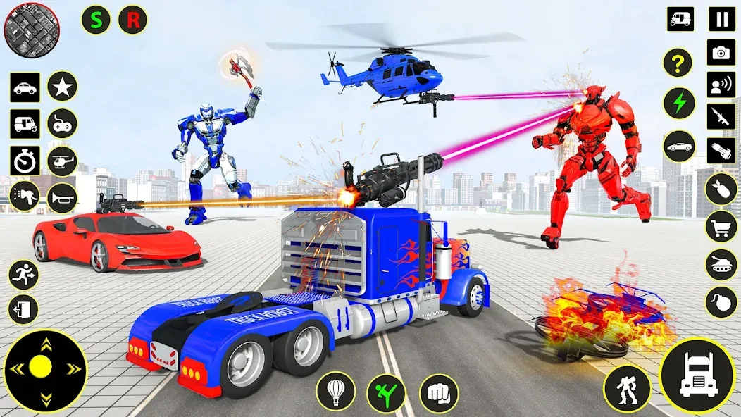 Truck Game - Car Robot Games [МОД Unlimited Money] Screenshot 2