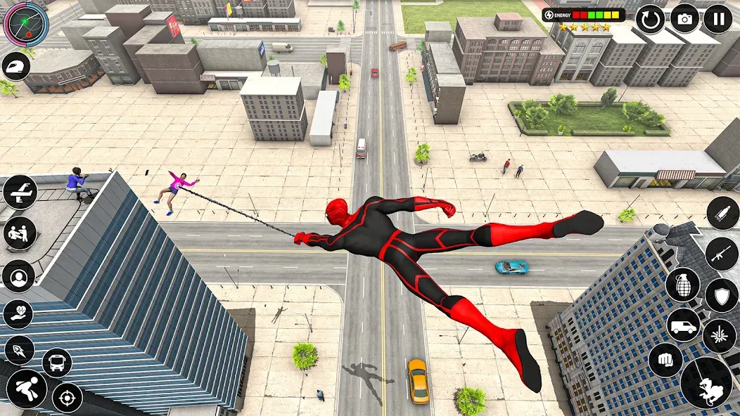 Spider Rope Games - Crime Hero [МОД Много денег] Screenshot 4