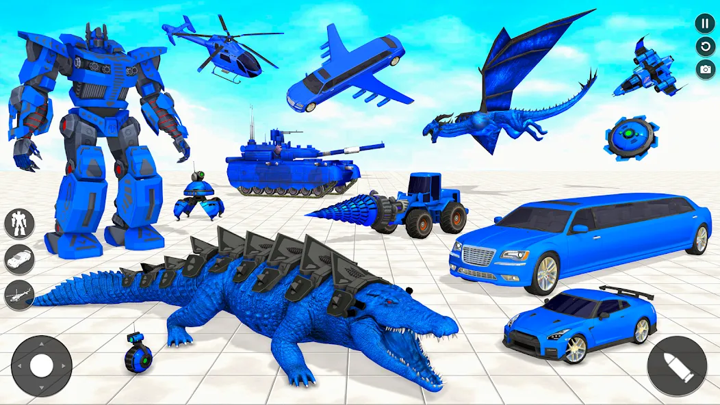 Crocodile Animal Robot Games [МОД Unlocked] Screenshot 1