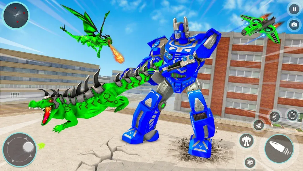 Crocodile Animal Robot Games [МОД Unlocked] Screenshot 4