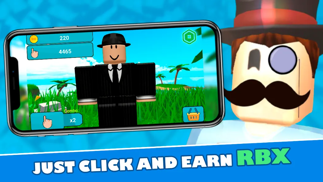 RoClicker - Robux (РоКликер) [МОД Меню] Screenshot 1