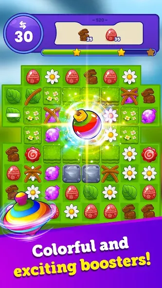 Easter Magic - Match 3 Game (Истер Мэджик) [МОД Меню] Screenshot 2
