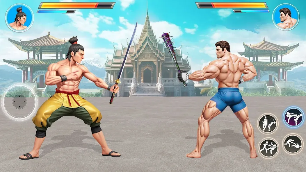 Kung Fu Karate Fighting Games [МОД Бесконечные монеты] Screenshot 2