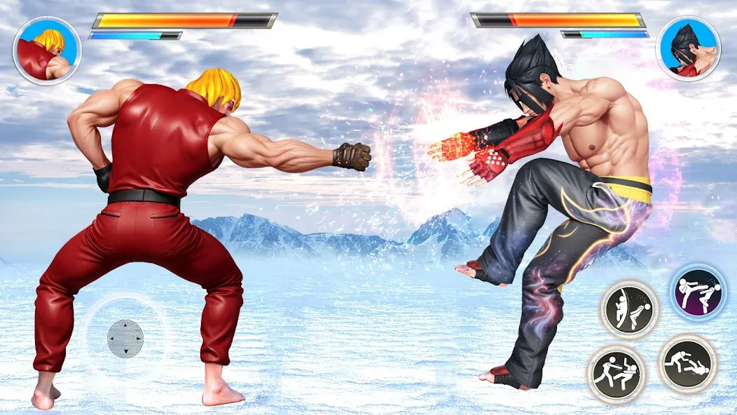 Kung Fu Karate Fighting Games [МОД Бесконечные монеты] Screenshot 4
