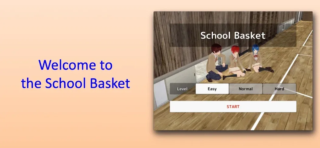 School Basket (Школьная корзина) [МОД Много денег] Screenshot 1