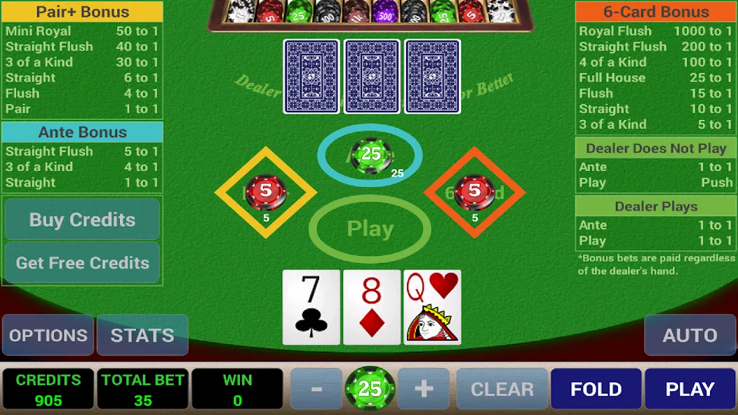Ace 3-Card Poker (эйс 3) [МОД Много монет] Screenshot 2