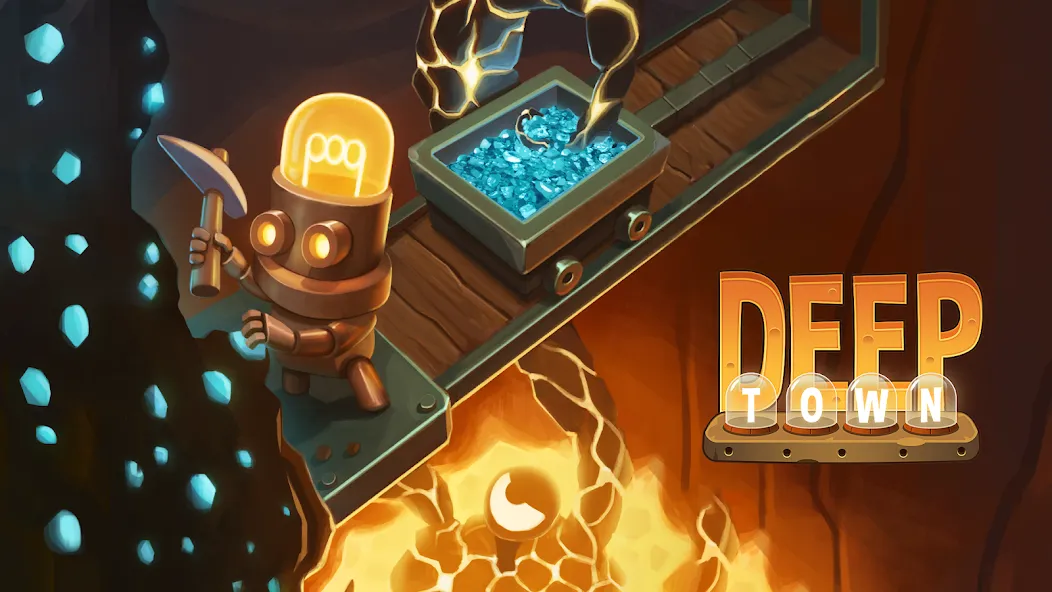 Deep Town: Idle Mining Tycoon (Дип Таун) [МОД Все открыто] Screenshot 1