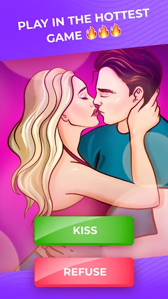 Kiss Me: Kissing Games 18+ (Кисс Ми) [МОД Много монет] Screenshot 1